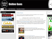 Tablet Screenshot of onlineguns.net